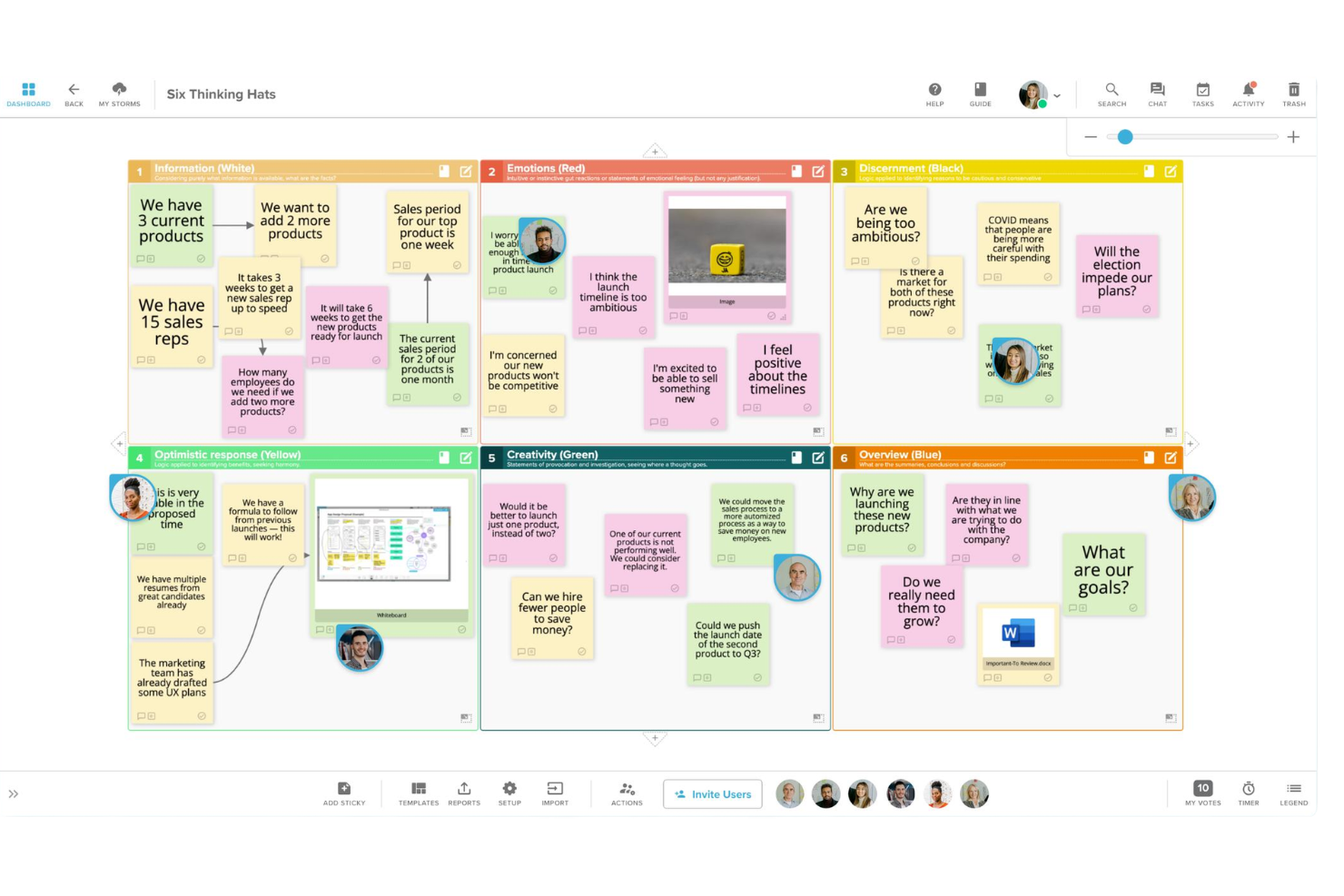 Stormboard screenshot - 10 beste Miro-alternatieven voor visuele samenwerking in 2026