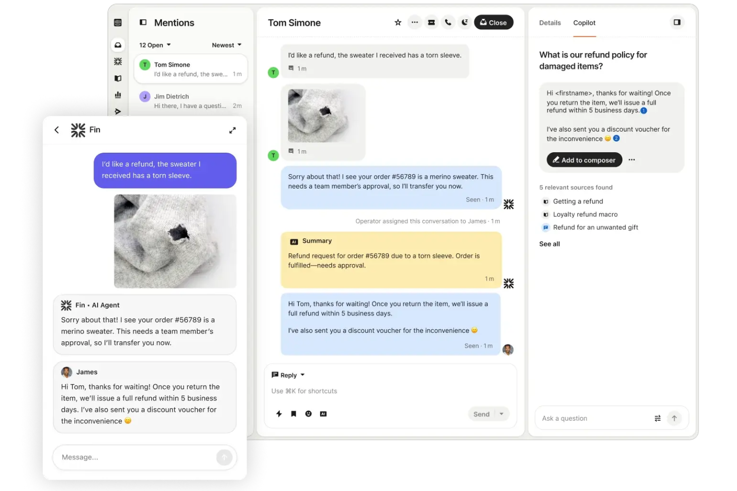 Intercom screenshot - 10 alternativas a Customer.io para la automatización del correo electrónico en 2026