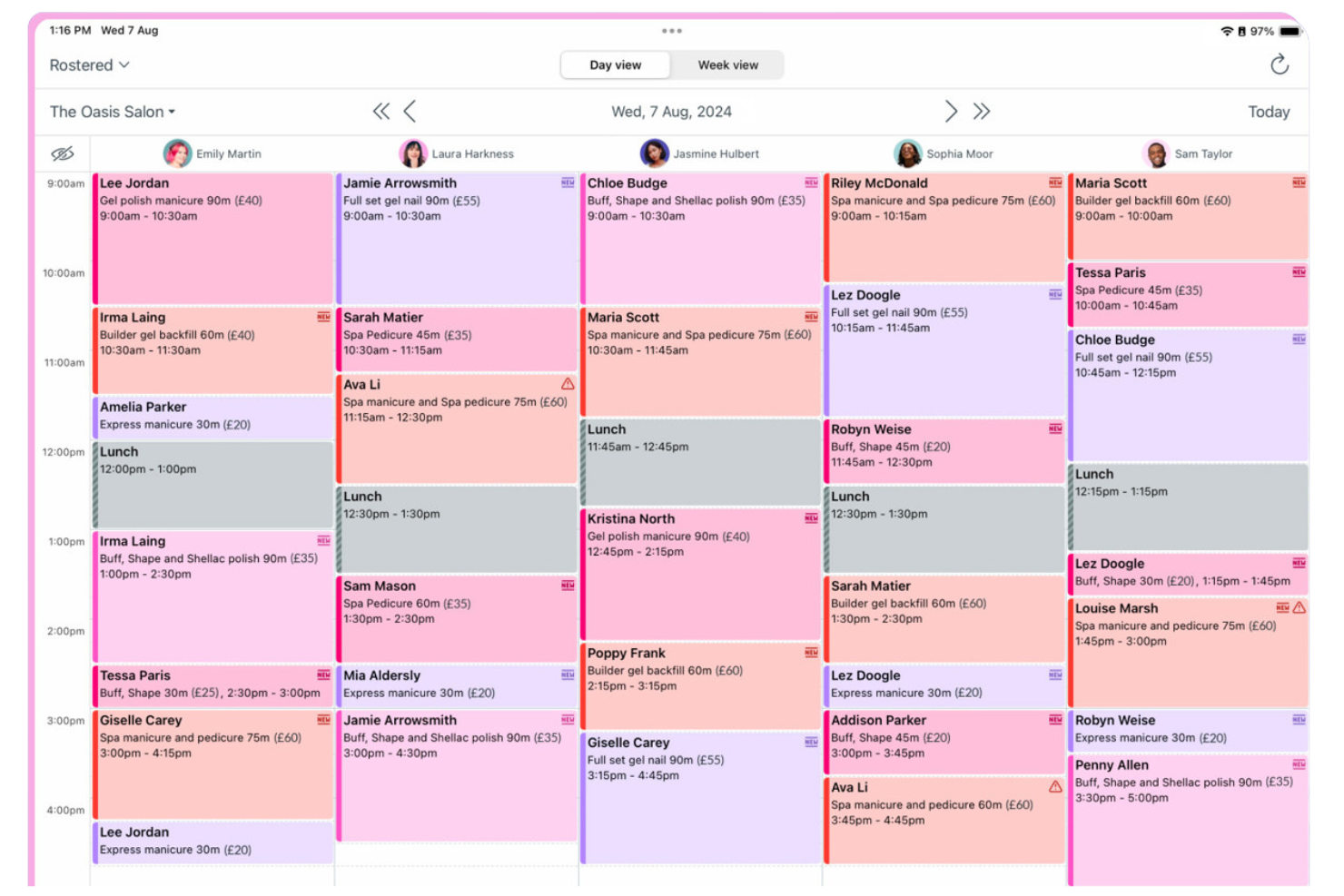 Timely screenshot - 10 bedste alternativer til Toggl til tidsregistrering i 2026