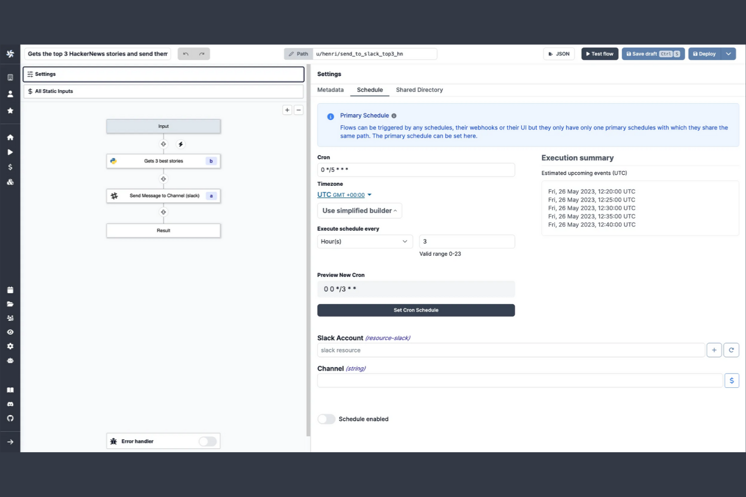 Windmill screenshot - 10 alternativer til Apache Airflow til datapipelines i 2026