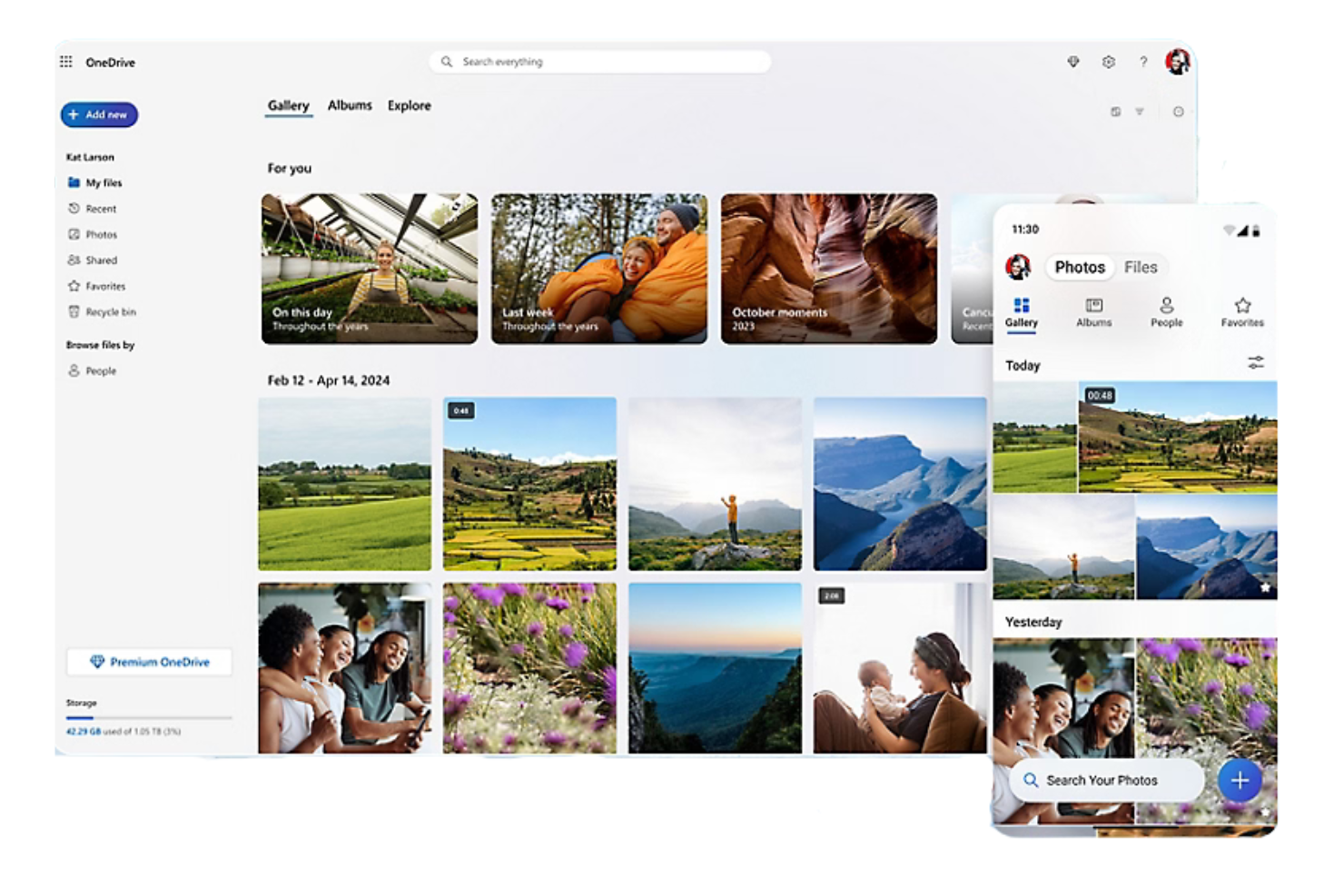 Microsoft OneDrive screenshot - 10 alternativer til Google Drev til cloudlagring i 2026