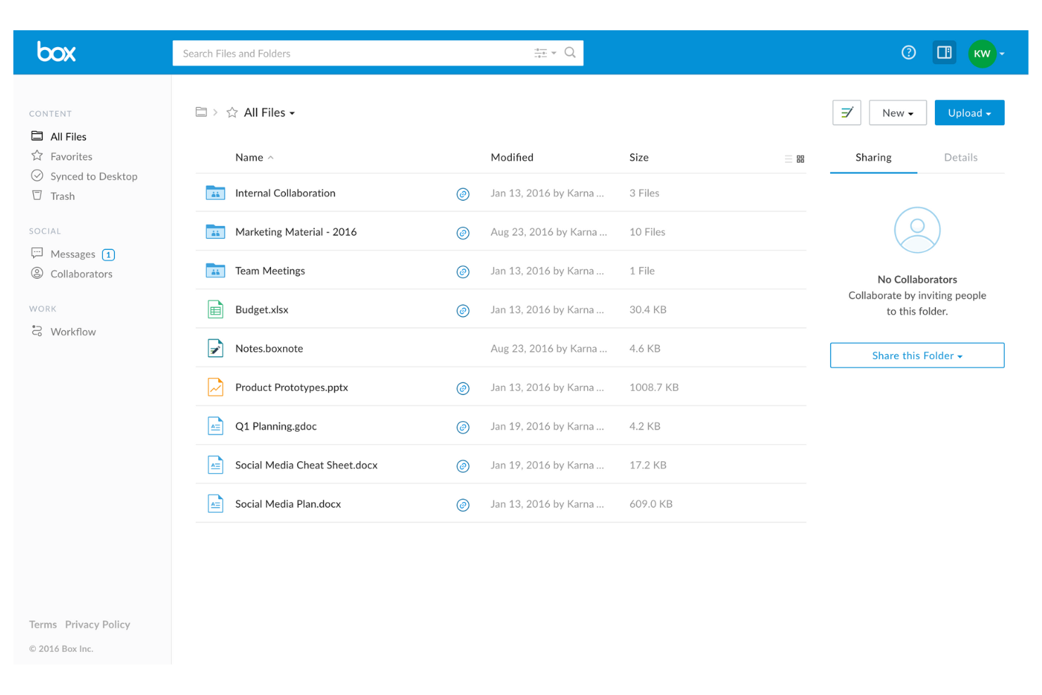 Box screenshot - 10 alternativer til Google Drev til cloudlagring i 2026