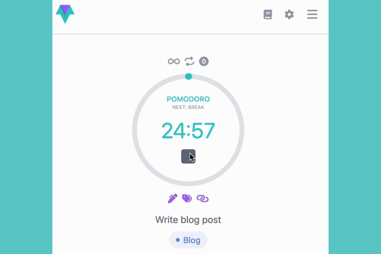 Time Stream screenshot - 10 bedste Pomodoro-timerapps anmeldt i 2026
