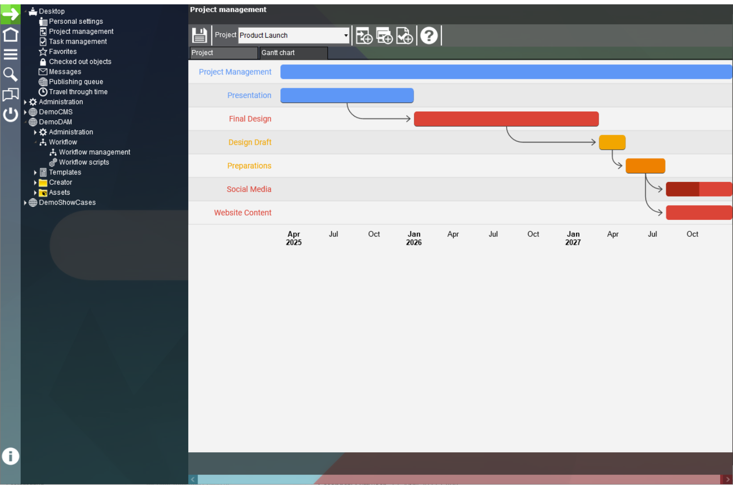 hyperCMS DAM Server screenshot - 10 bedste softwareløsninger til digital aktivstyring med åben kildekode i 2026