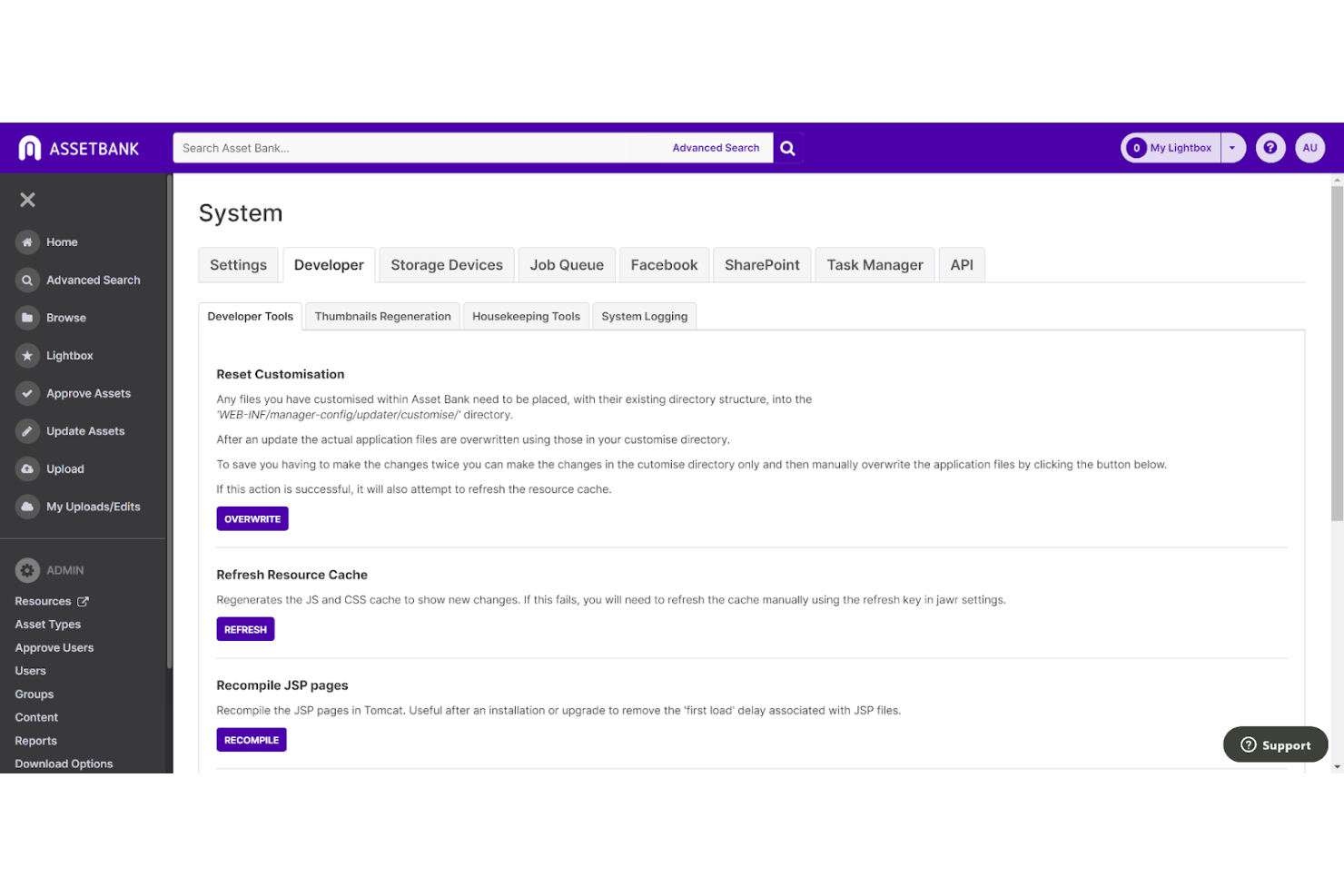 Asset Bank screenshot - 10 bedste softwareløsninger til digital aktivstyring for nonprofitorganisationer gennemgået i 2026