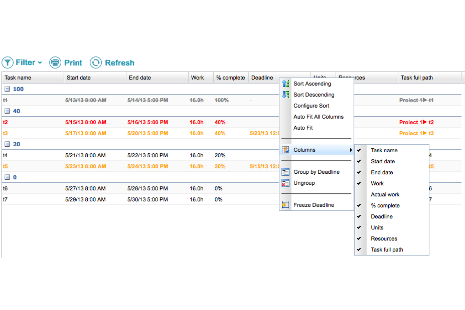 RationalPlan screenshot - De 10 bedste projektstyringsprogrammer til lokal installation i 2026