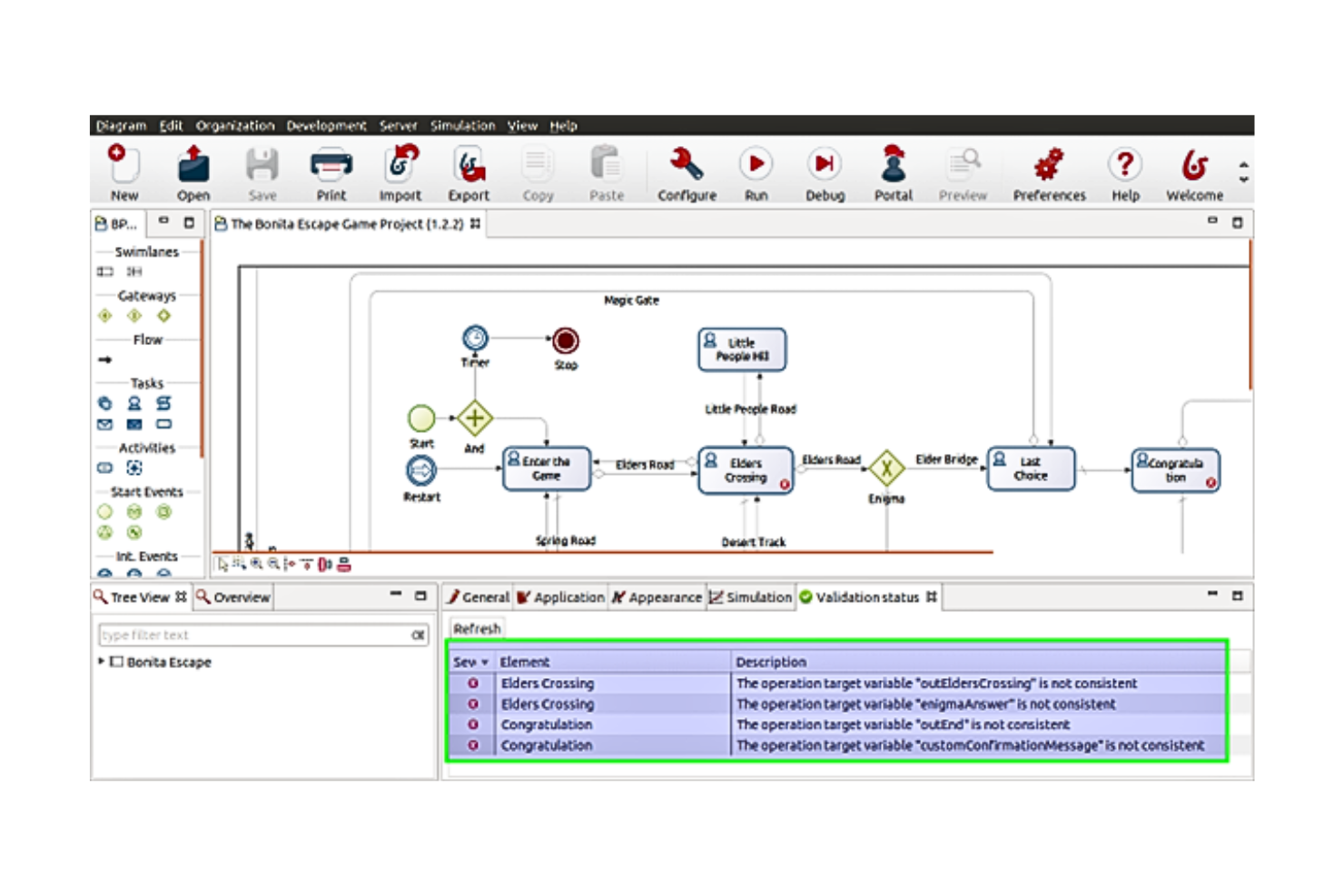 Bonitasoft screenshot - 10 bedste open source-software til arbejdsgangsstyring i 2026