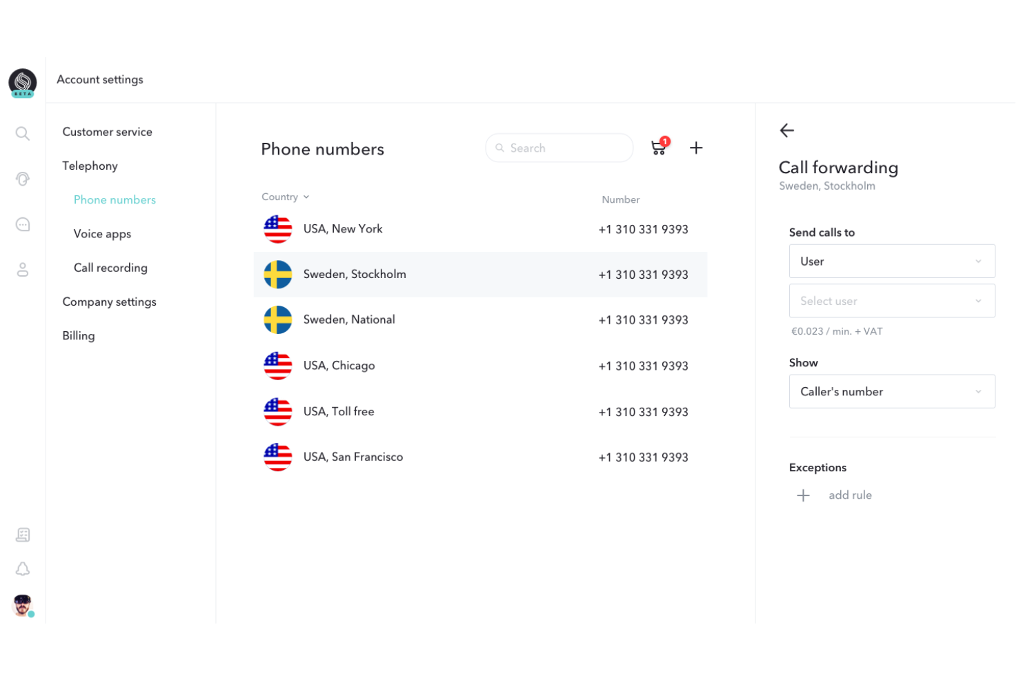 Sonetel screenshot - 13 bedste gratis VoIP-tjenester i 2026