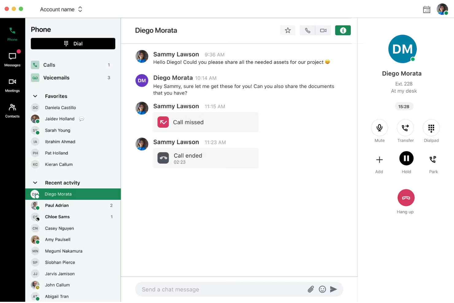 GoTo Connect screenshot - 10 bedste VoIP-telefonsystemer til små virksomheder i 2026