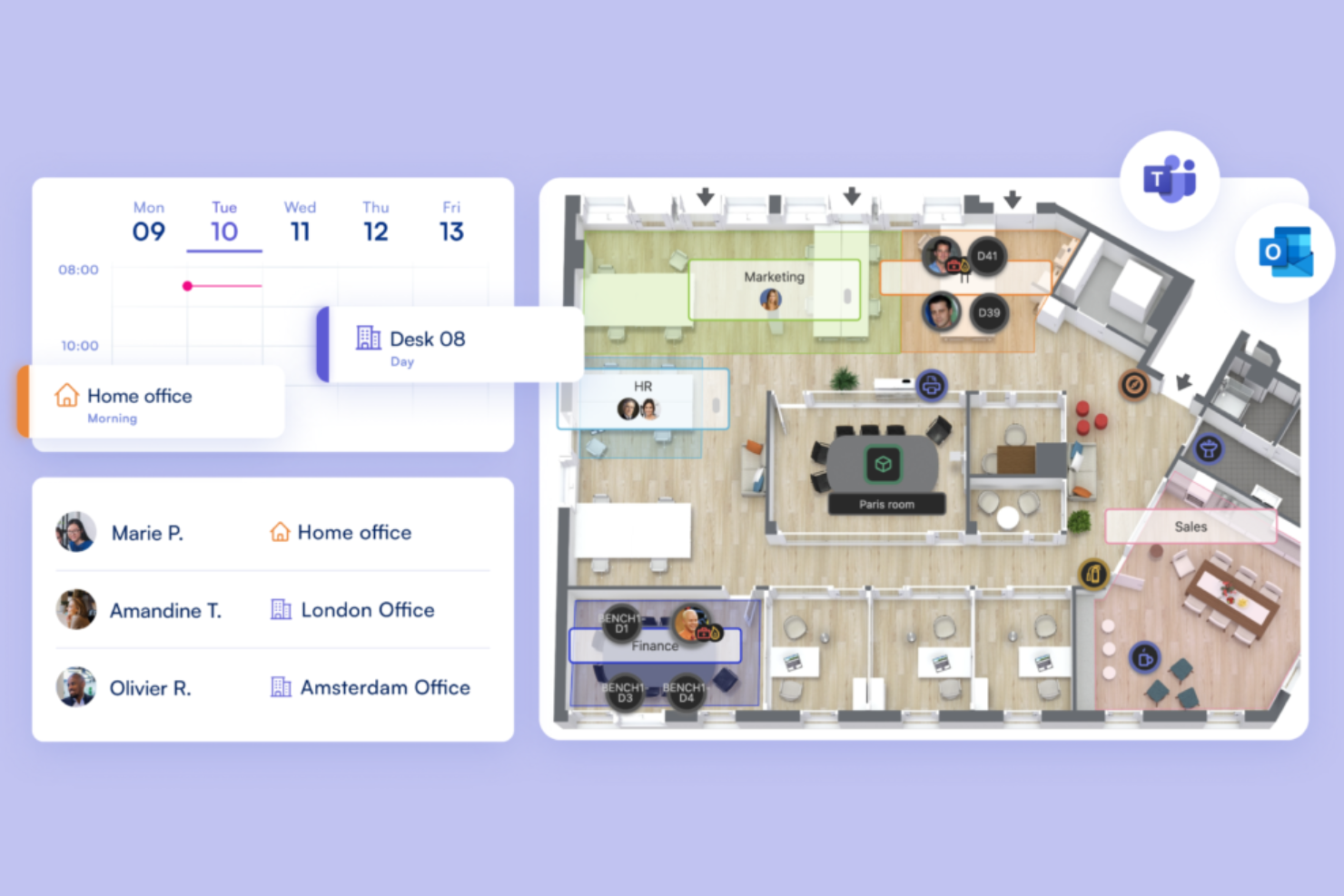 Waldo screenshot - De 10 bedste AI-softwareløsninger til booking af fleksible skriveborde i 2026