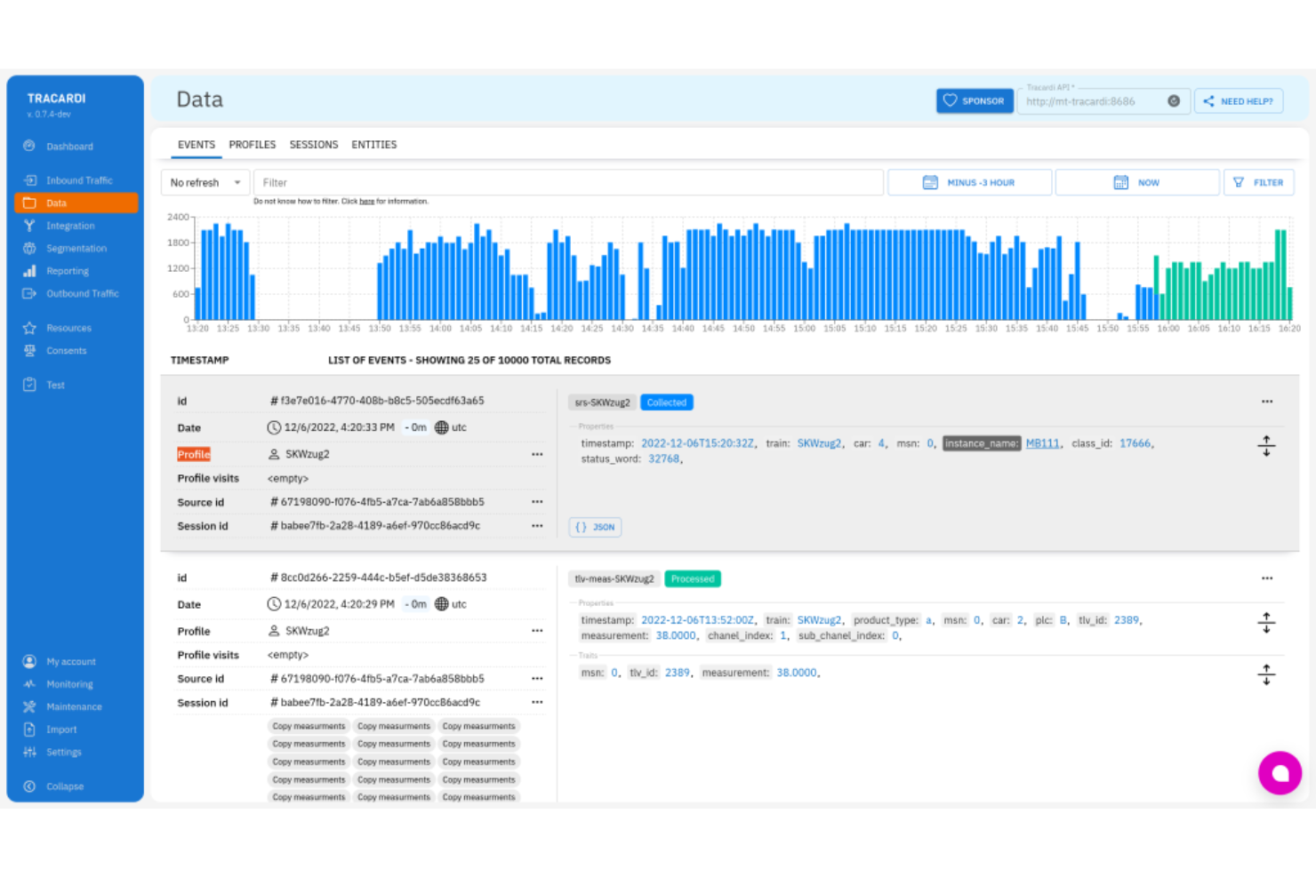 Tracadi screenshot - 10 bedste alternativer til Segment til kundedata i 2026