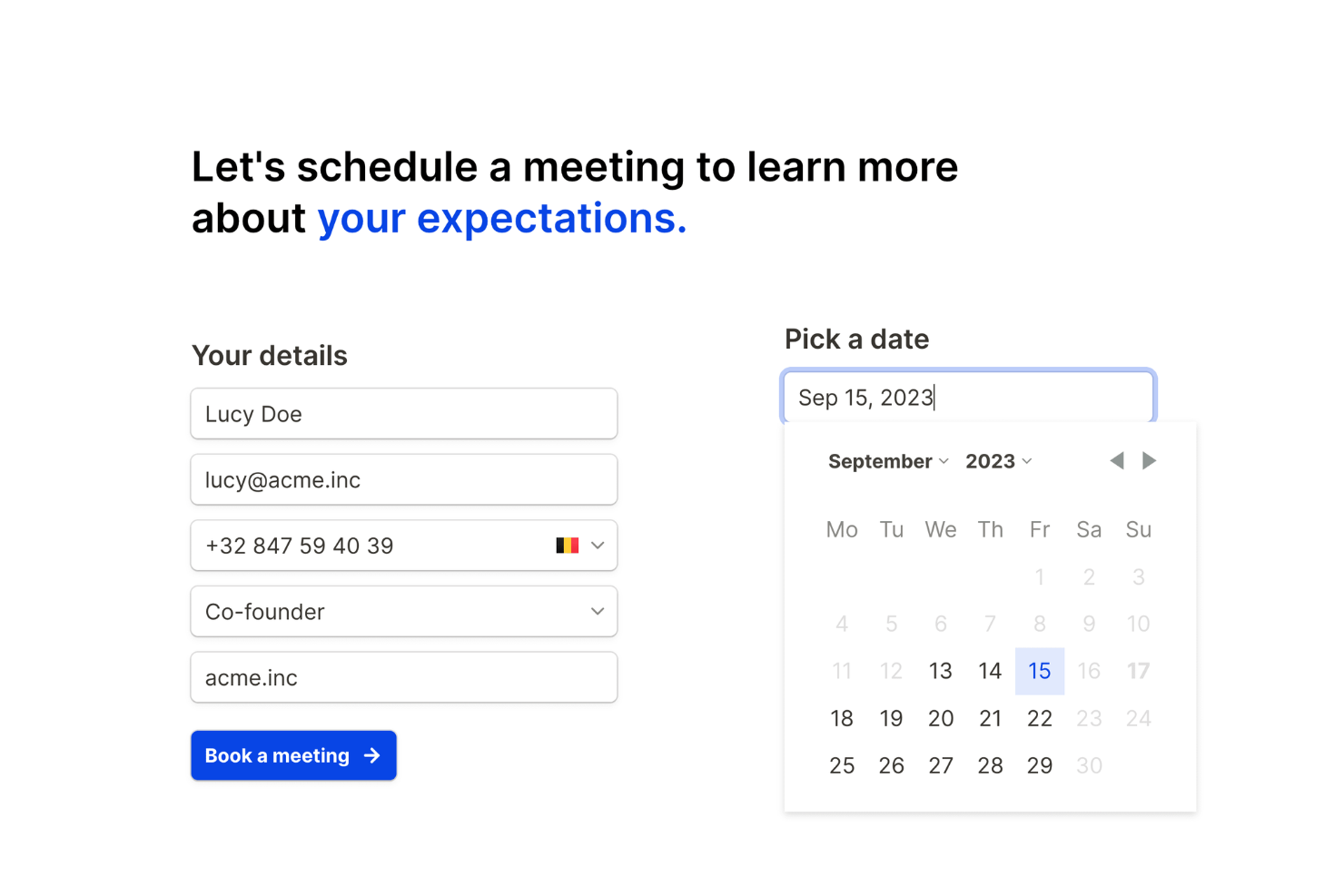Tally screenshot - 10 bedste alternativer til Typeform til kundeundersøgelser i 2026