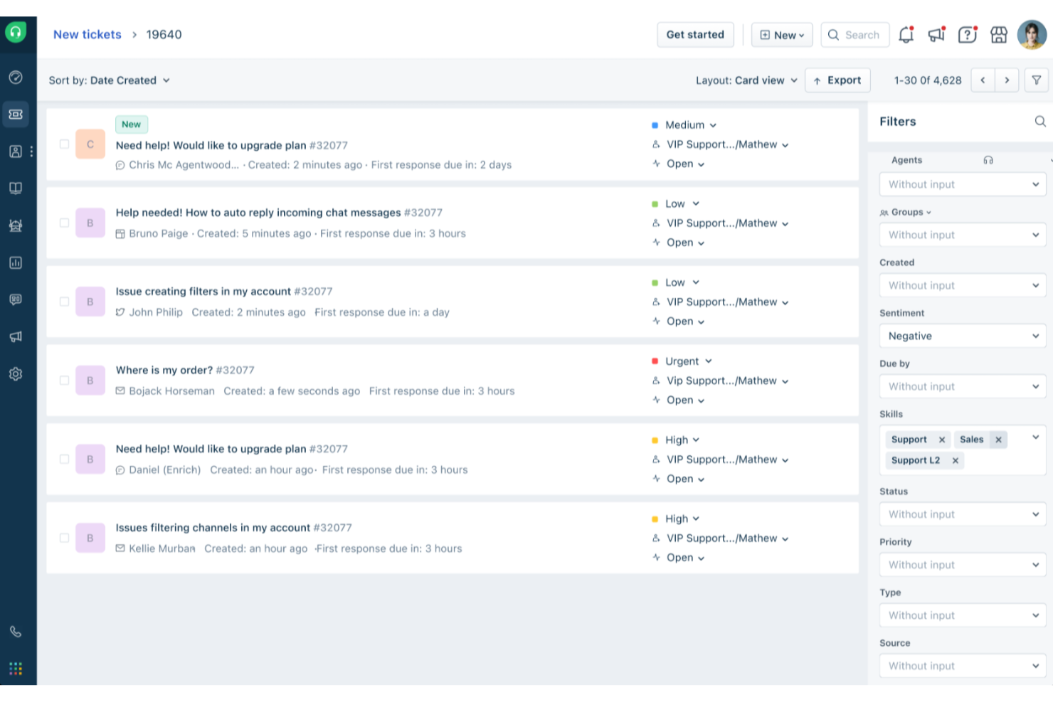 Freshdesk screenshot - 10 bedste interne helpdesksoftware i 2026