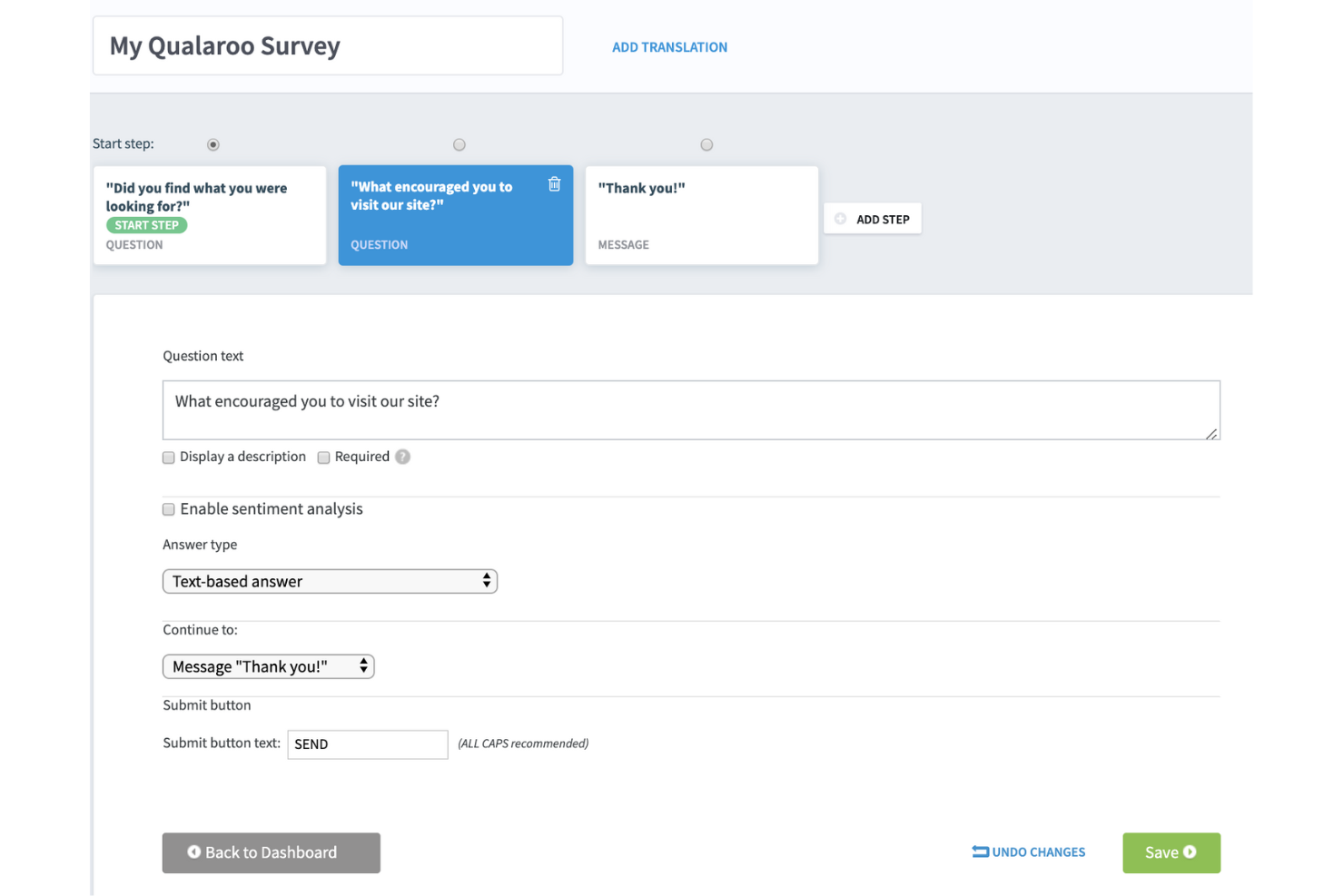 Qualaroo screenshot - 10 bedste afstemningsprogrammer i 2026: Anmeldt og sammenlignet