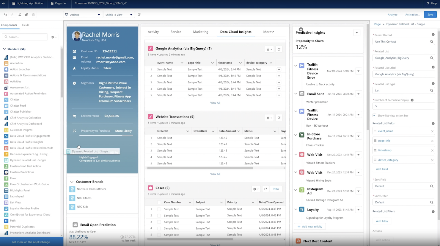 Salesforce Data Cloud screenshot - 10 bedste kundedataplatforme i 2026