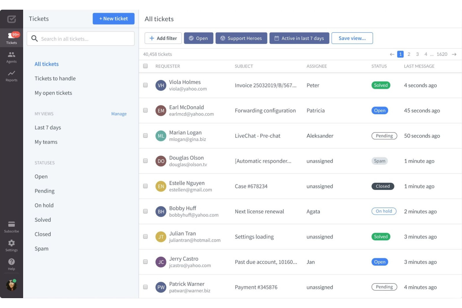 HelpDesk screenshot - 10 bedste helpdesk-softwareløsninger til supportteams i 2026