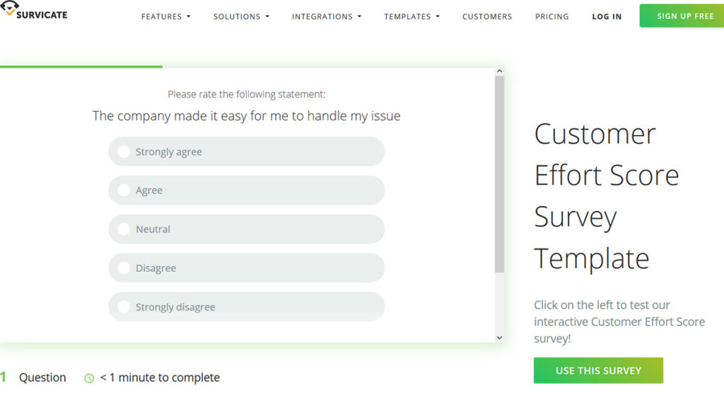 Survicate screenshot - 10 bedste online-undersøgelsessoftware til at afdække indsigter i 2026