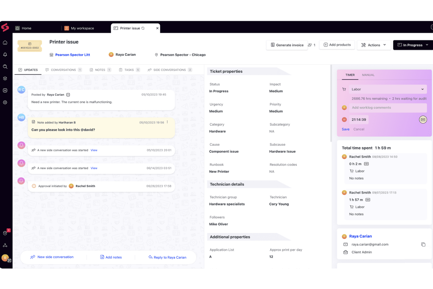 SuperOps screenshot - De 10 bedste helpdesksoftwareløsninger i 2026: Anmeldt og sammenlignet