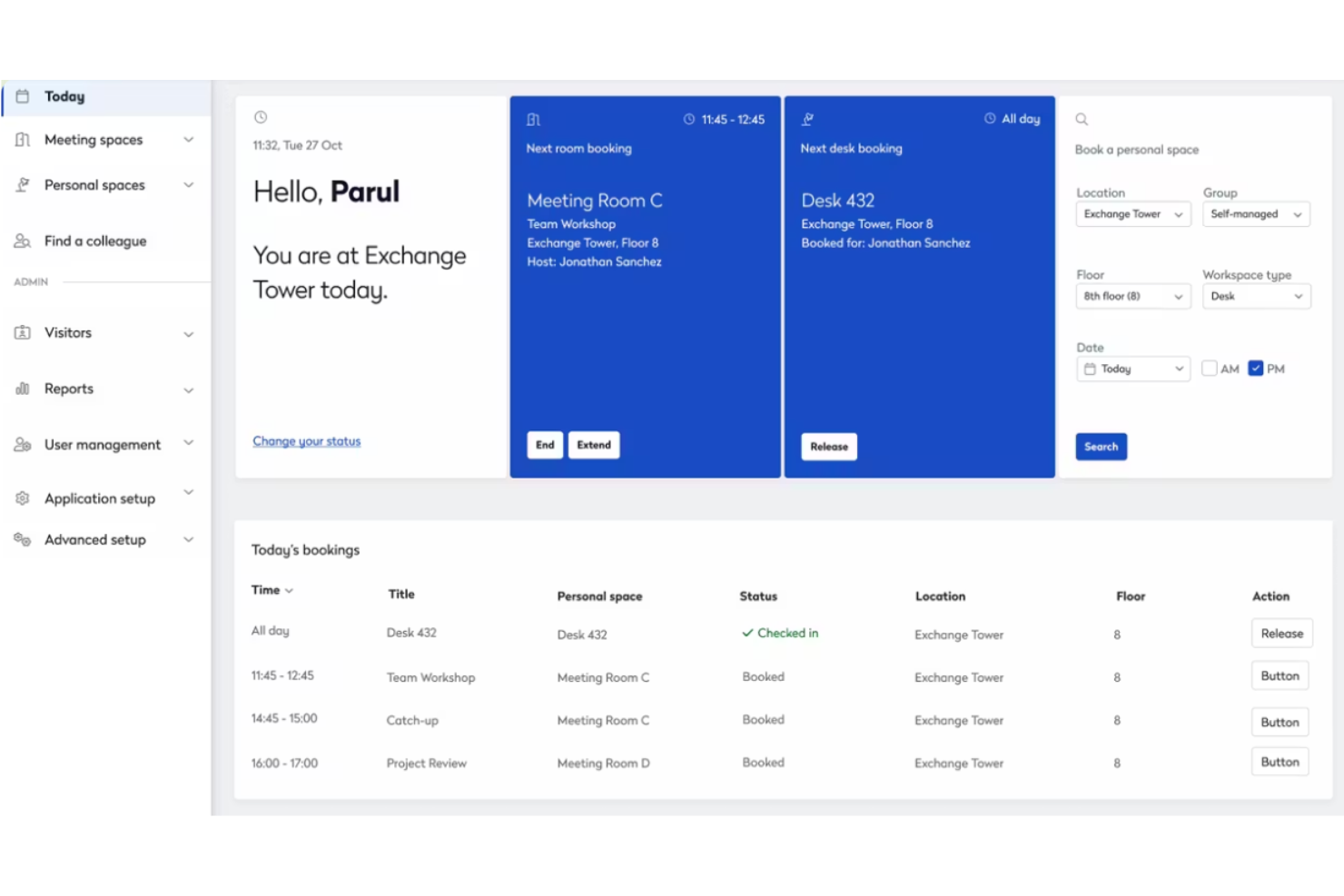 Eptura screenshot - De 10 bedste AI-programmer til styring af kontorarealer i 2026
