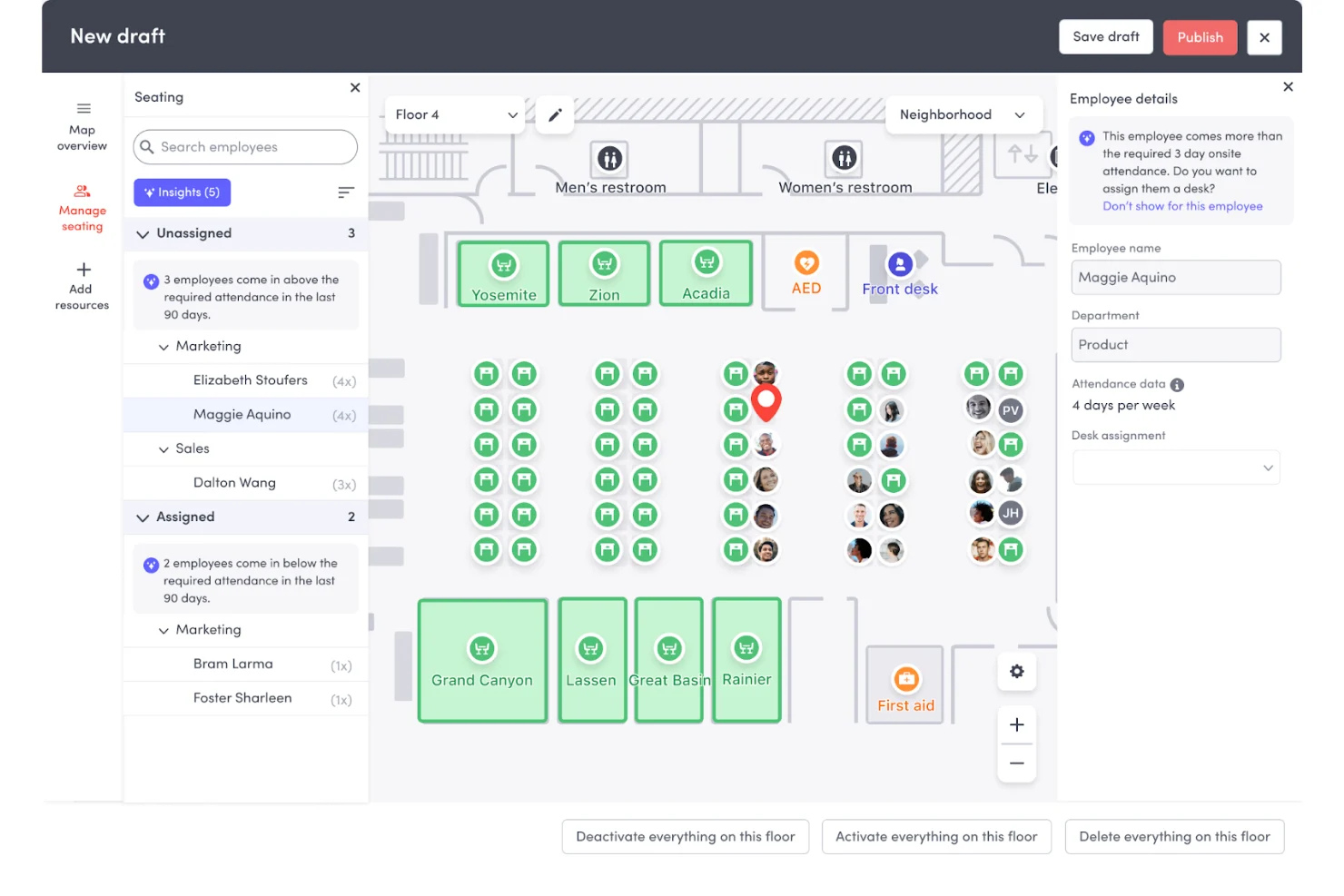 Envoy screenshot - 10 bedste alternativer til Skedda til booking af lokaler i 2026