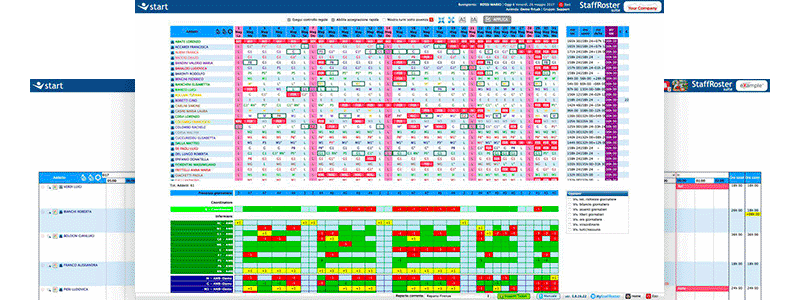 StaffRoster Suite screenshot - 10 bedste softwareløsninger til medarbejderplanlægning med åben kildekode i 2026