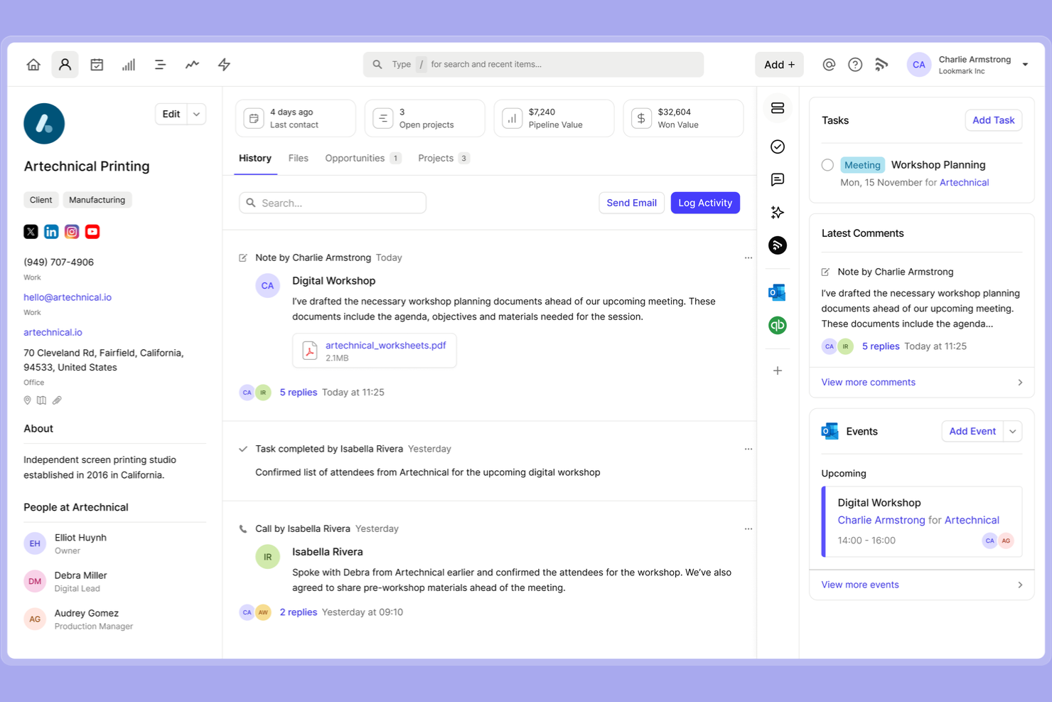 Capsule CRM screenshot - 10 najlepszych darmowych programów do zarządzania klientami polecanych na 2026 rok
