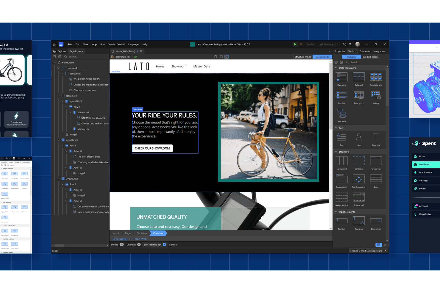 Mendix screenshot - 10 najlepszych alternatyw dla FileMaker do tworzenia niestandardowych aplikacji w 2026 roku