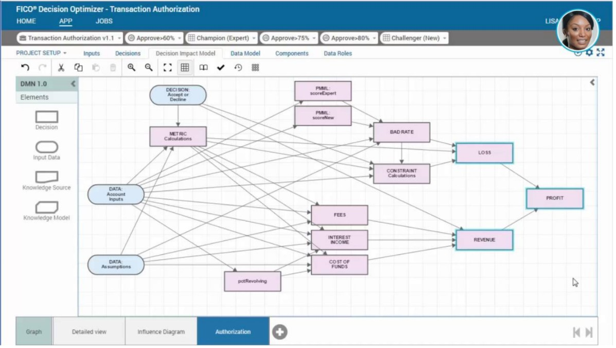 FICO Blaze Advisor screenshot - 10 najlepszych programów do zarządzania decyzjami na 2026 rok