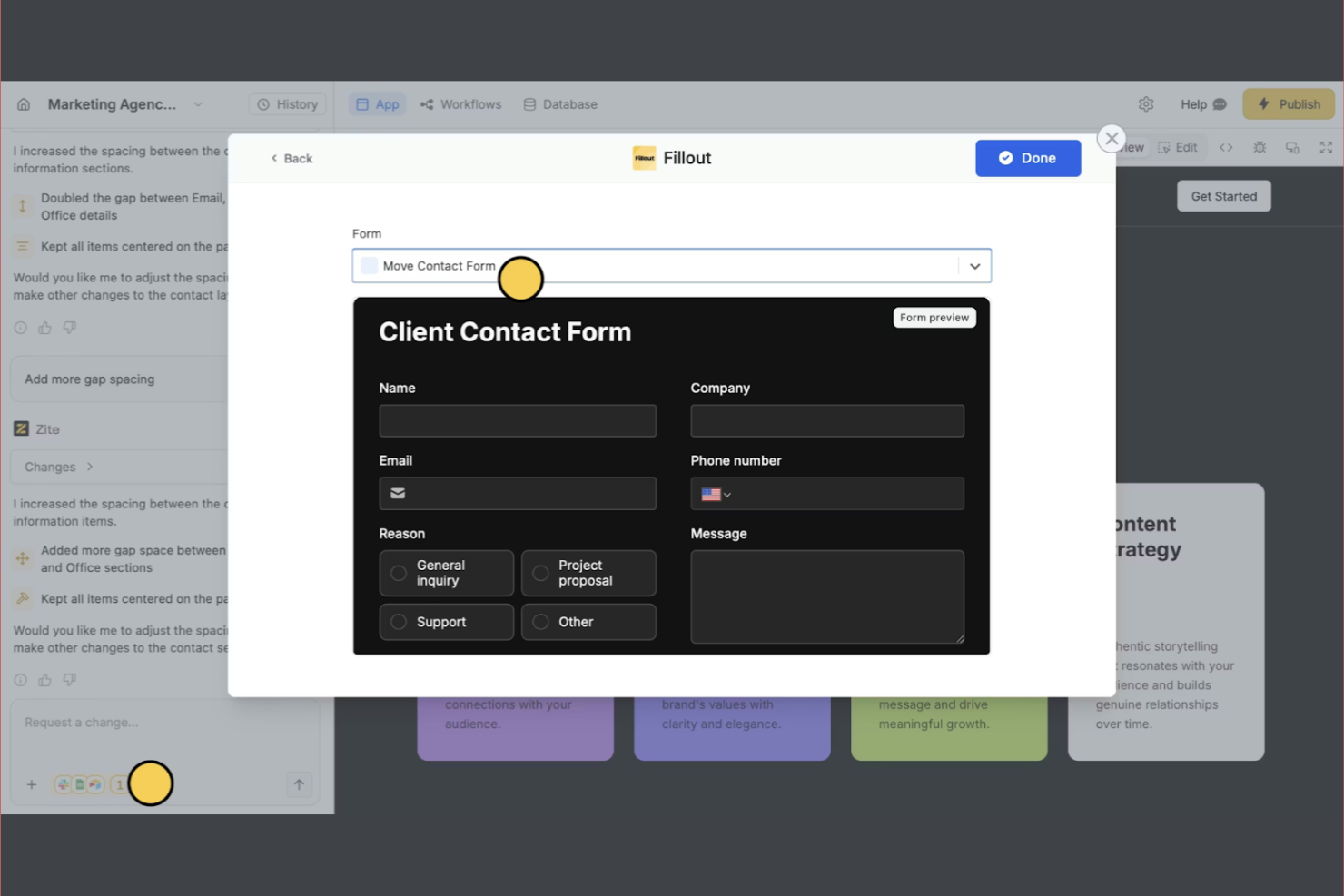 Fillout screenshot - 10 alternatyw dla Formularzy Google do ankiet internetowych w 2026 roku
