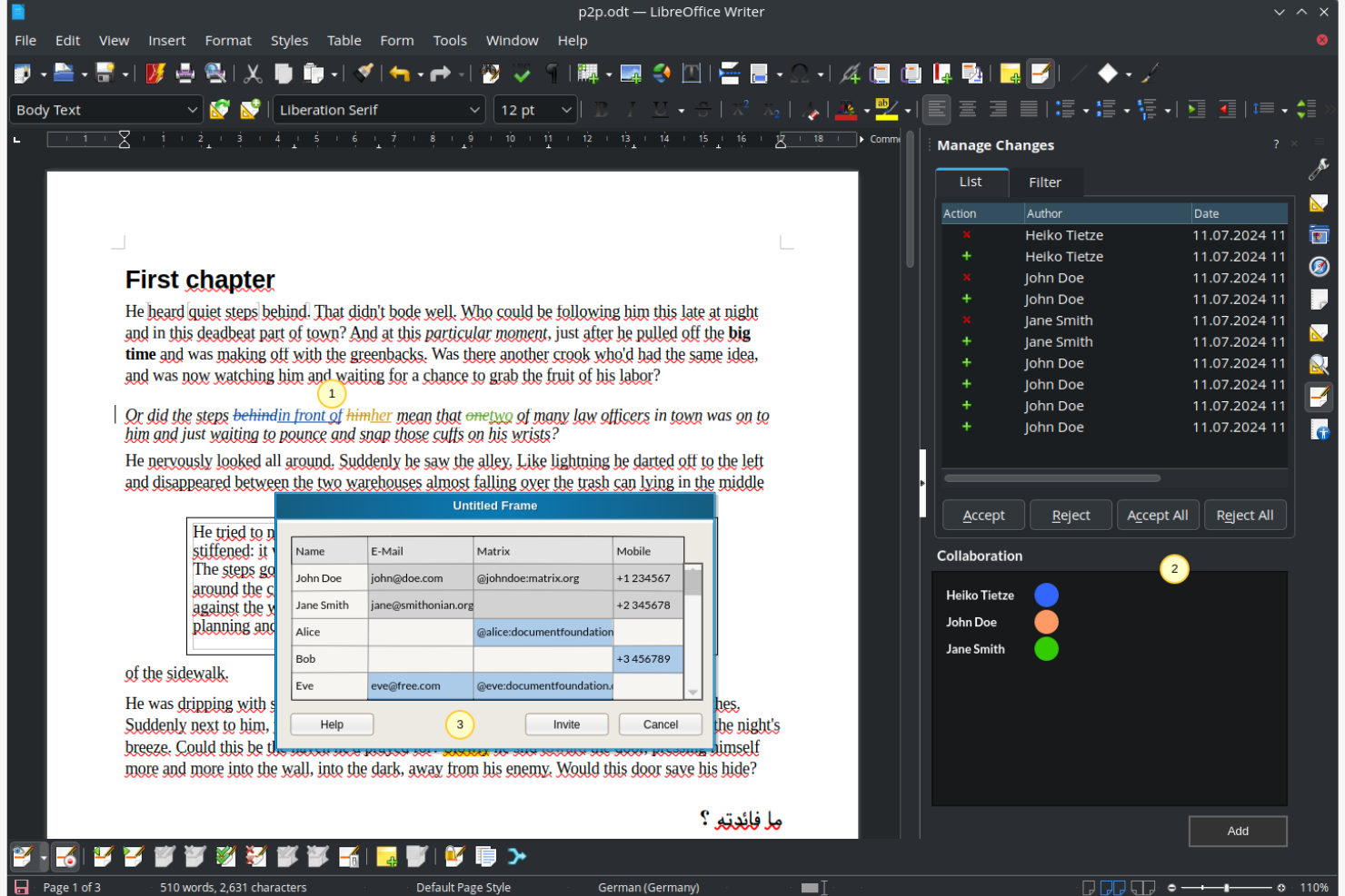 LibreOffice screenshot - 10 najlepszych alternatyw dla Dokumentów Google do współpracy w 2026 roku