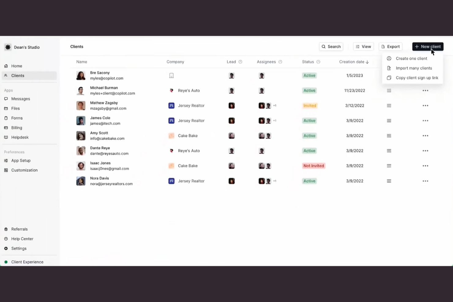 Assembly screenshot - 10 najlepszych programów do zarządzania klientami SEO — recenzja w 2026 roku