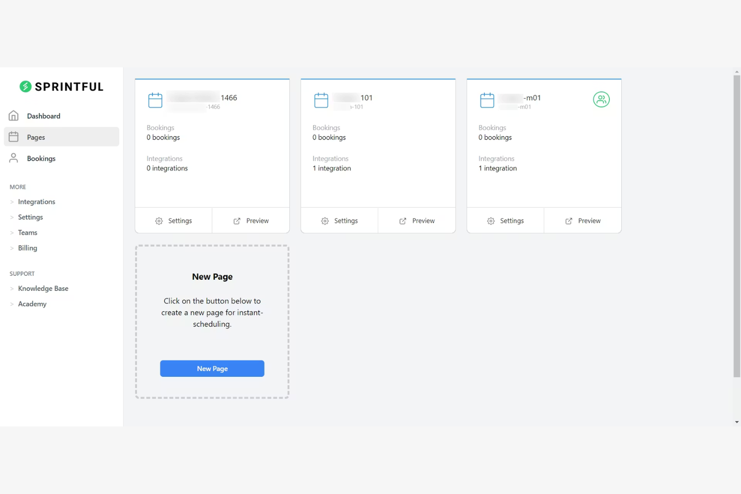 Sprintful screenshot - 10 najlepszych alternatyw dla Calendly do rezerwowania spotkań w 2026 roku