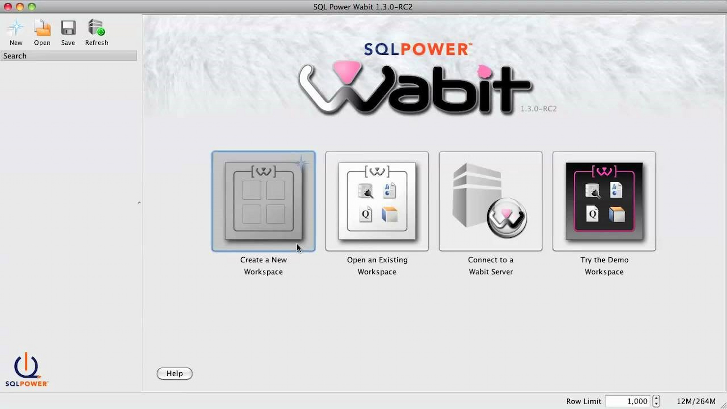 SQL Power Wabit screenshot - 10 najlepszych programów do raportowania o otwartym kodzie źródłowym — przegląd w 2026 roku