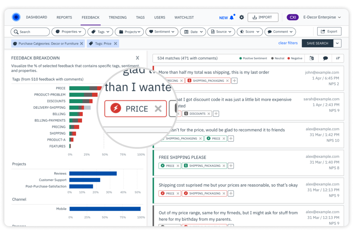 InMoment screenshot - 10 najlepszych programów do zarządzania reputacją dla agencji w 2026 roku