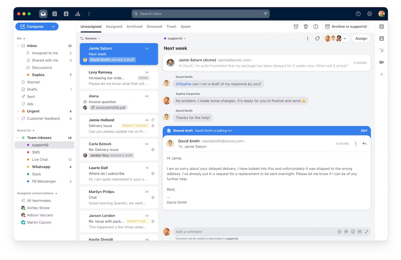 Front screenshot - 10 najlepszych programów do współpracy za pośrednictwem poczty e-mail — recenzja na rok 2026