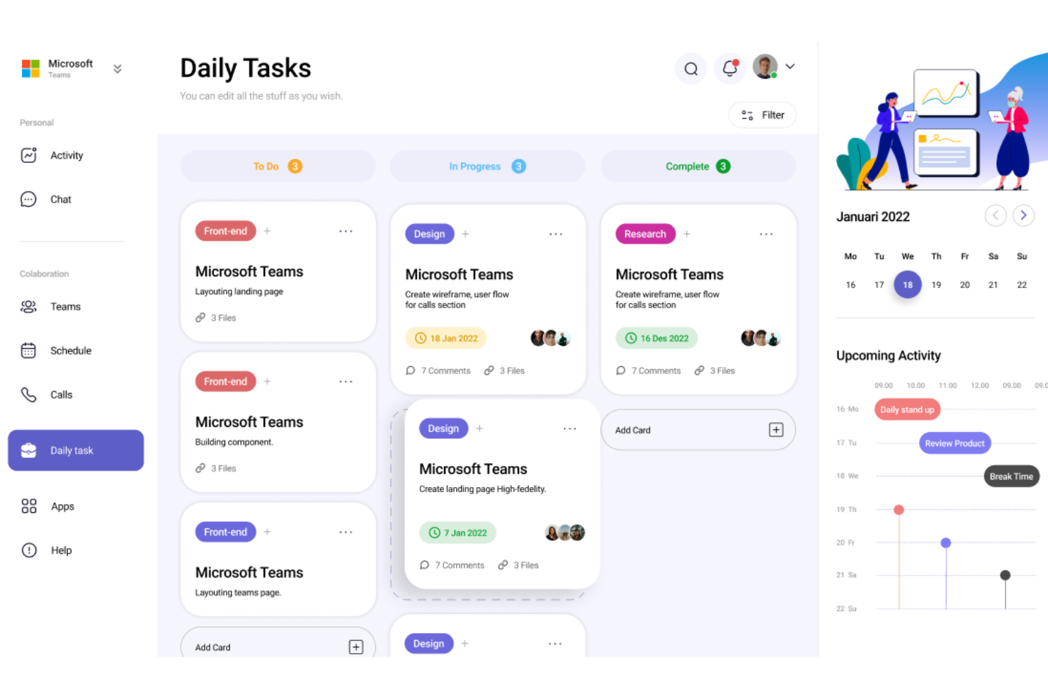 Microsoft Teams screenshot - 10 najlepszych alternatyw dla Kissflow do zarządzania przepływem pracy w 2026 roku