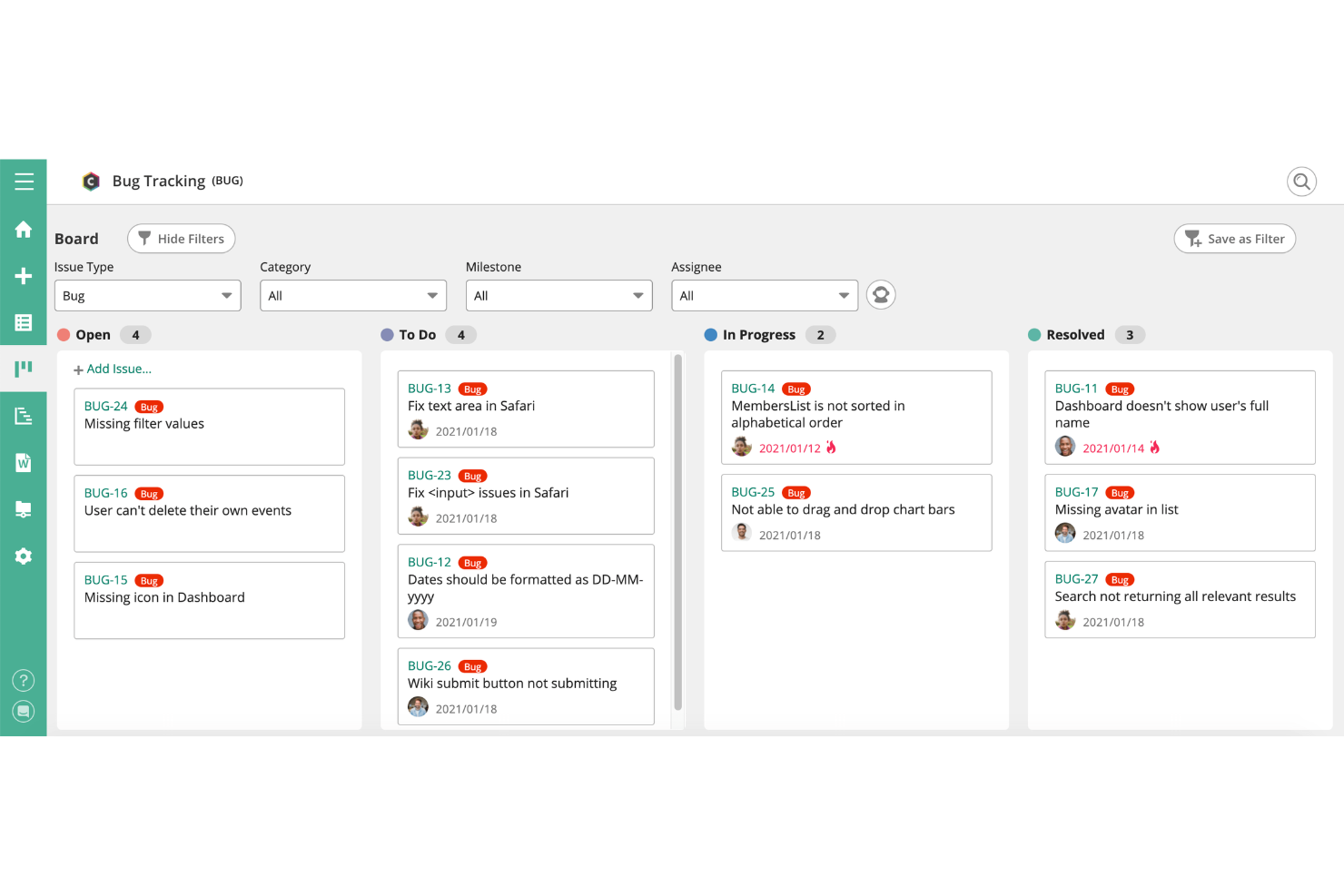 Backlog screenshot - 10 najlepszych programów do zarządzania zadaniami zespołu — recenzja w 2026 roku