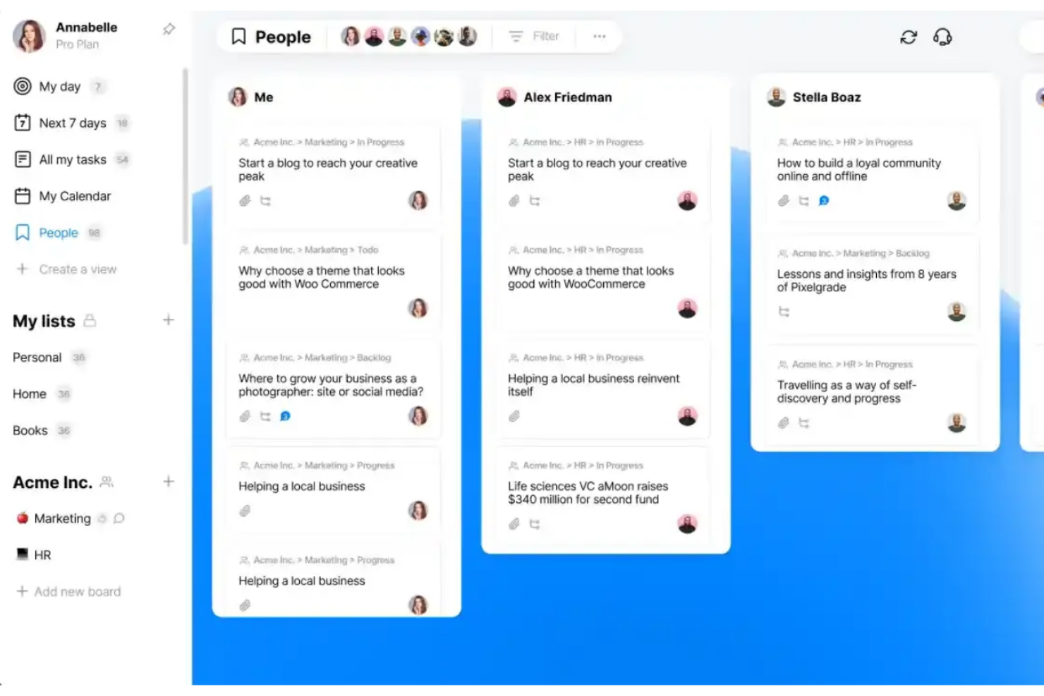 Any.do screenshot - 10 najlepszych aplikacji do tworzenia list zadań — recenzja na 2026 rok