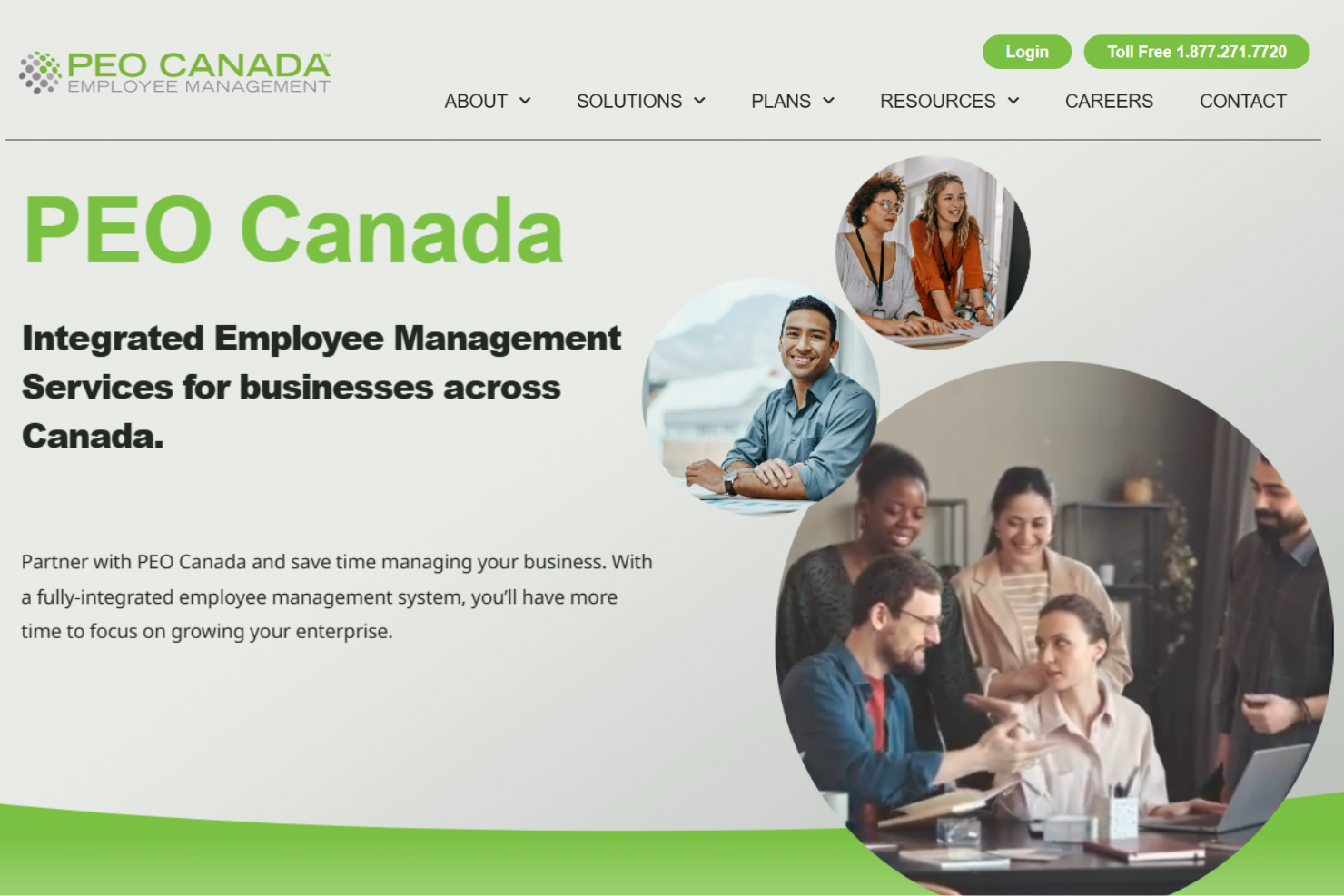 PEO Canada screenshot - 10 najlepszych usług PEO dla małych firm w 2026 roku