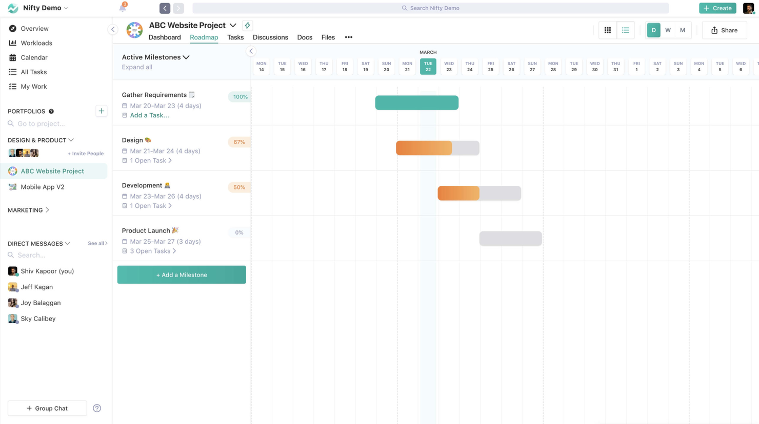 Nifty screenshot - Przetestowałem 10 programów do zarządzania zadaniami: oto, co działa w 2026 roku