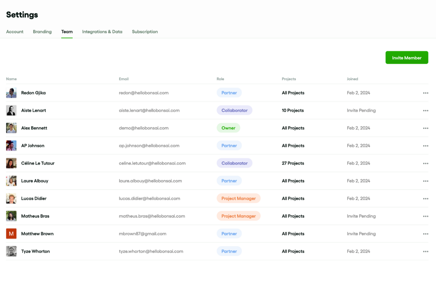Bonsai Agency Software screenshot - 10 najlepszych narzędzi do zarządzania agencją — recenzja na 2026 rok