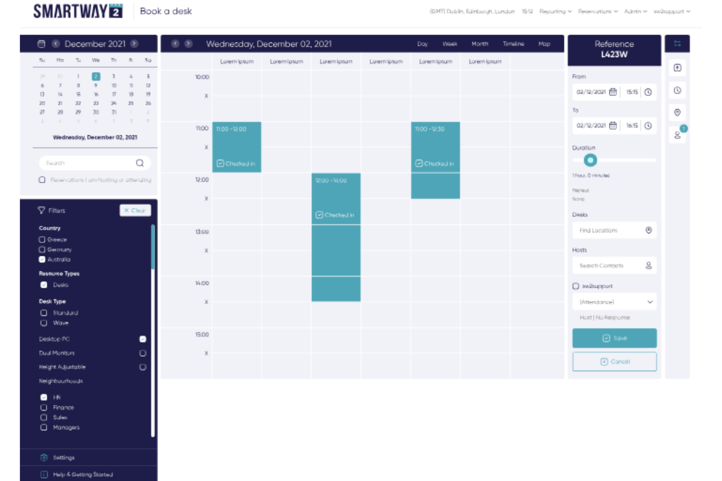 Smartway2 screenshot - 10 alternatyw dla OfficeSpace do planowania przestrzeni w 2026 roku