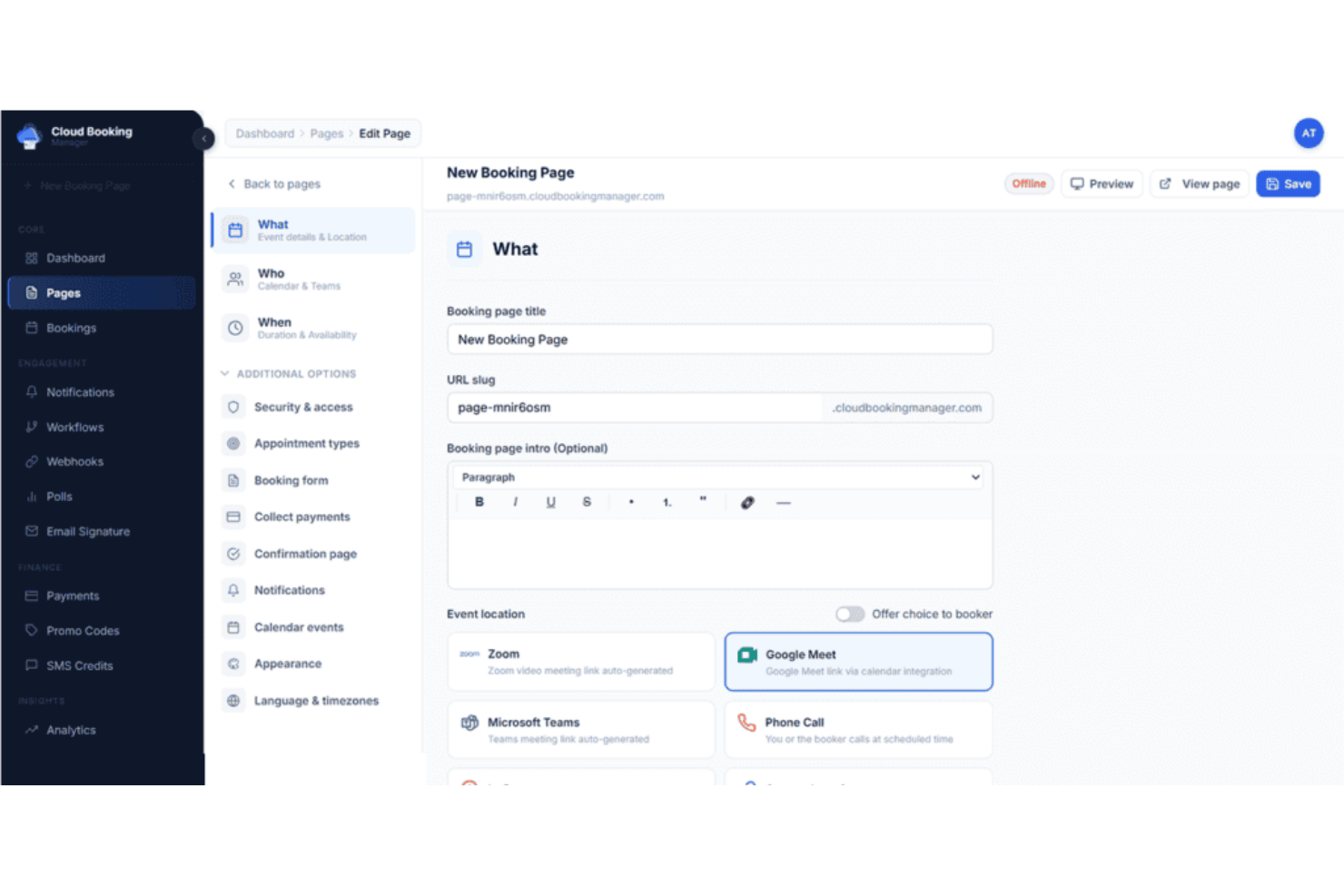 Cloudbooking screenshot - 10 najlepszych alternatyw dla deskbird do pracy hybrydowej w 2026 roku