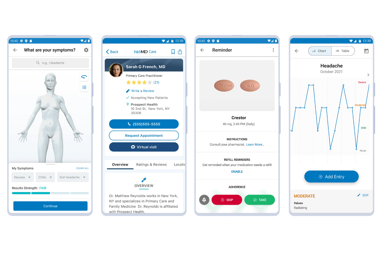 WebMD Health Services screenshot - 10 najlepszych korporacyjnych programów do dbania o dobrostan pracowników w 2026 roku