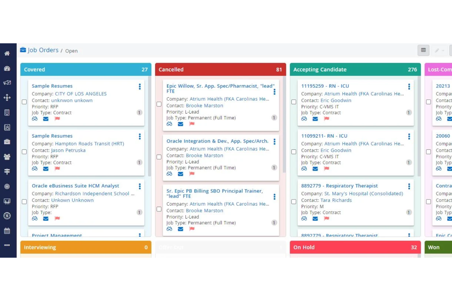 RecruitBPM screenshot - 10 najlepszych programów do rekrutacji w nieruchomościach w 2026 roku