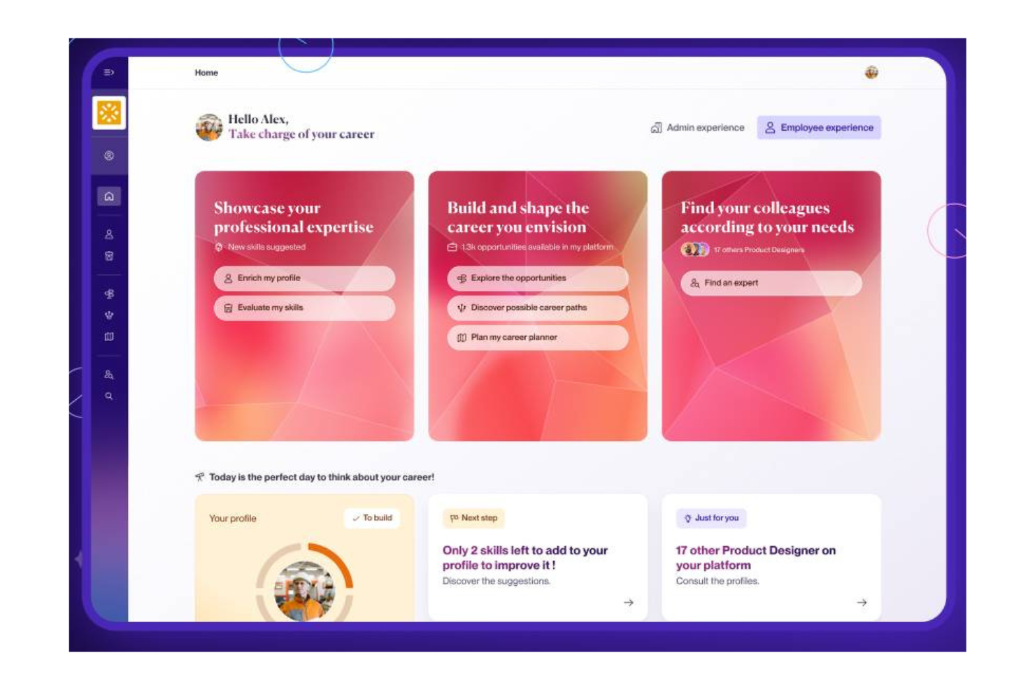 365Talents screenshot - 10 najlepszych programów AI do zarządzania karierą w 2026 roku