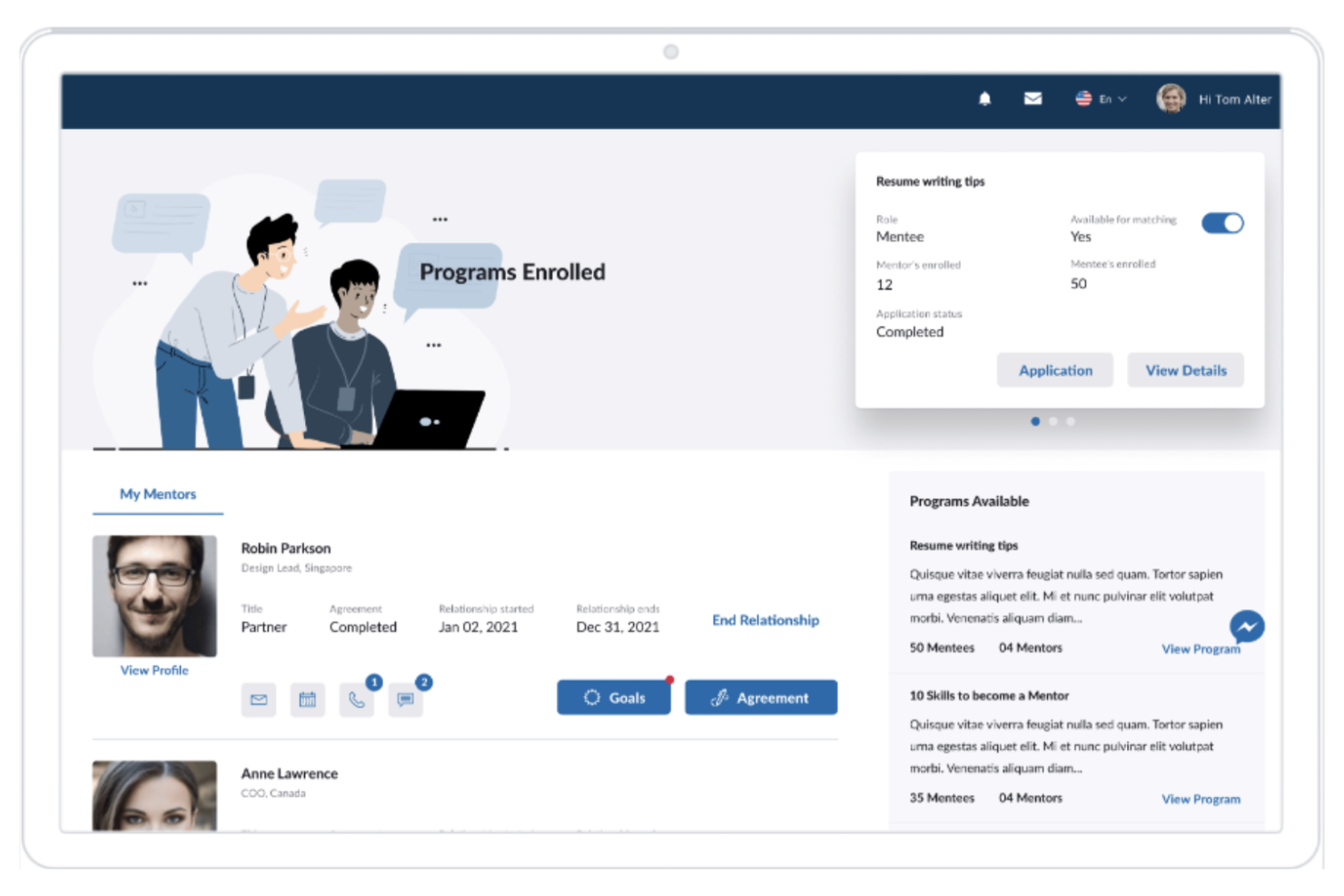 People360 screenshot - 10 najlepszych programów do zarządzania karierą w 2026 roku