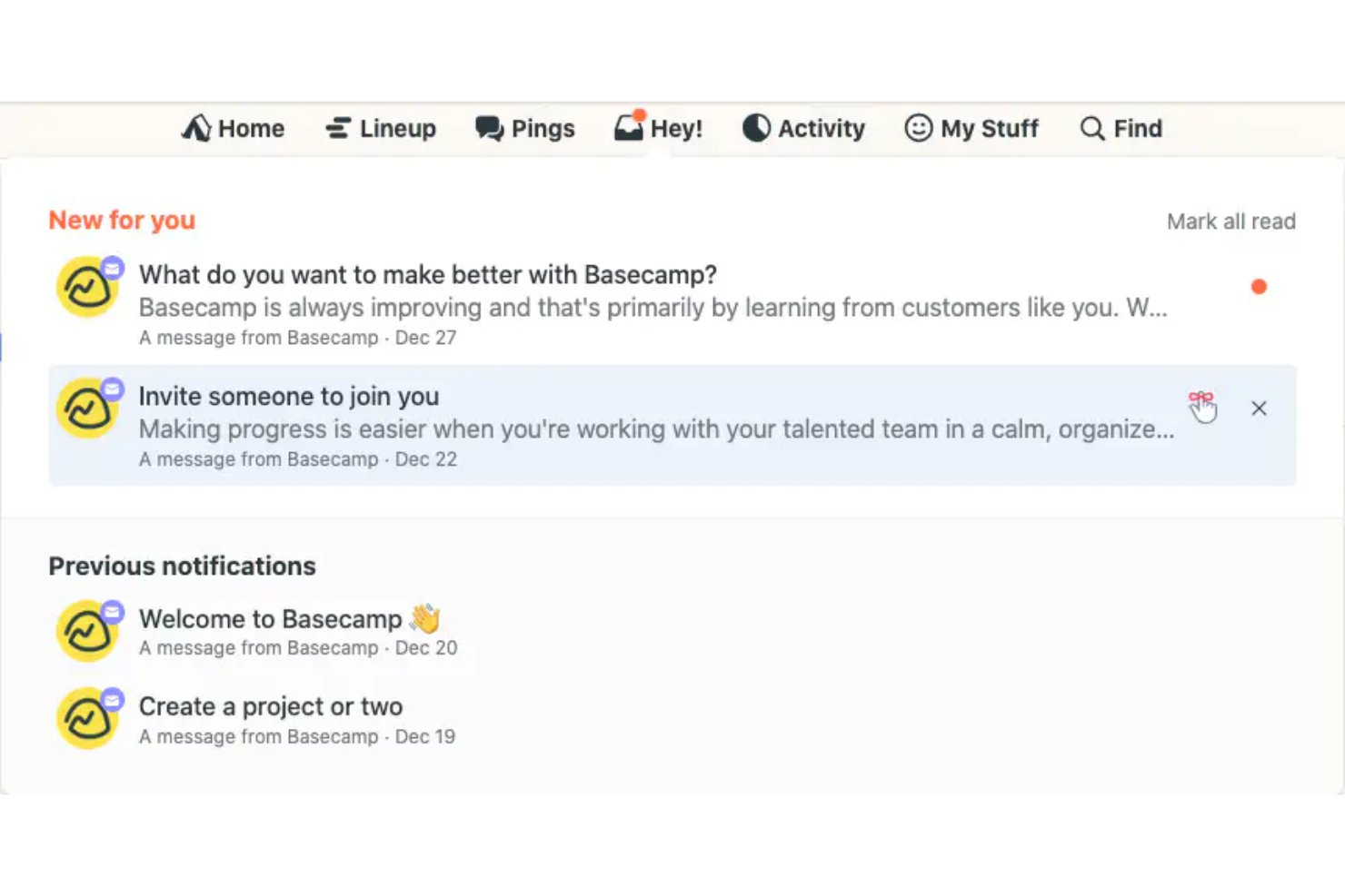 Basecamp screenshot - 10 najlepszych alternatyw dla ClickUp dla zespołów HR w 2026 roku