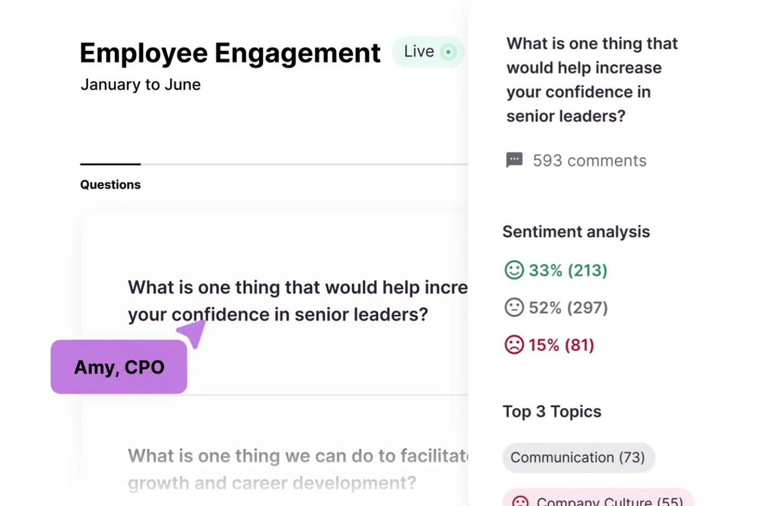 Culture Amp screenshot - 10 rozwiązań programowych HR w Australii wybranych na 2026 rok