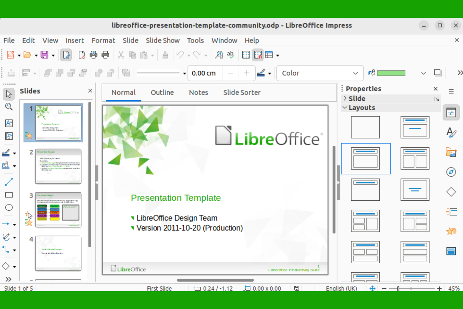 LibreOffice screenshot - 10 najlepszych alternatyw dla Dokumentów Google dla zespołów HR w 2026 roku